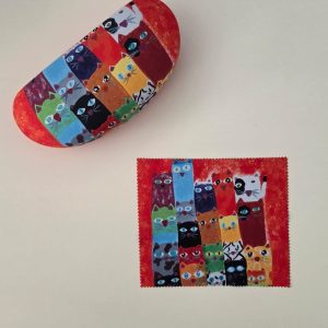 Etui na okulary ze ściereczką