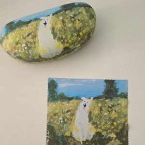 Etui "Pies w polu"