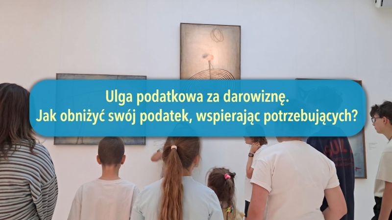 ulga podatkowa za darowiznę