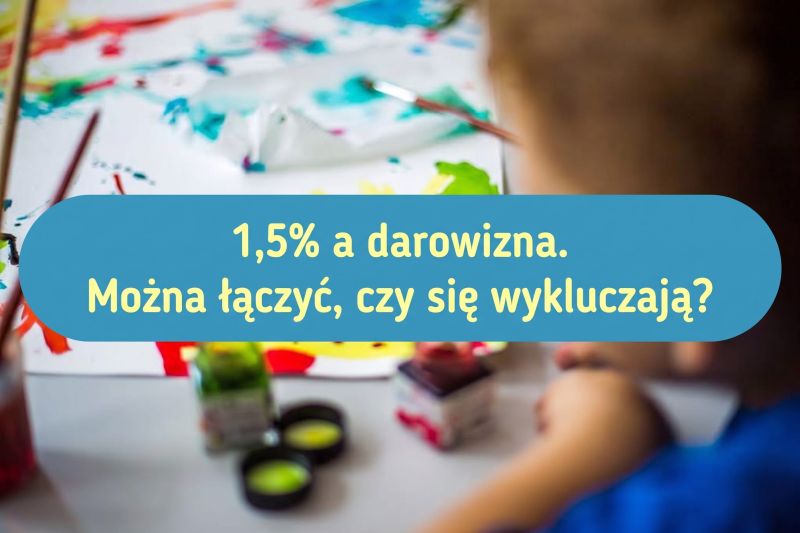1,5% a darowizna